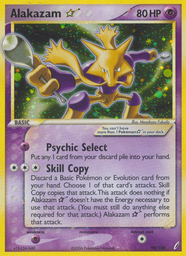 Carta Alakazam Star — Crystal Guardians
