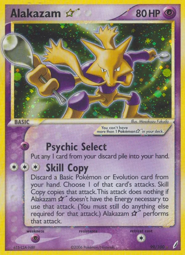 Carta Alakazam Star — Crystal Guardians